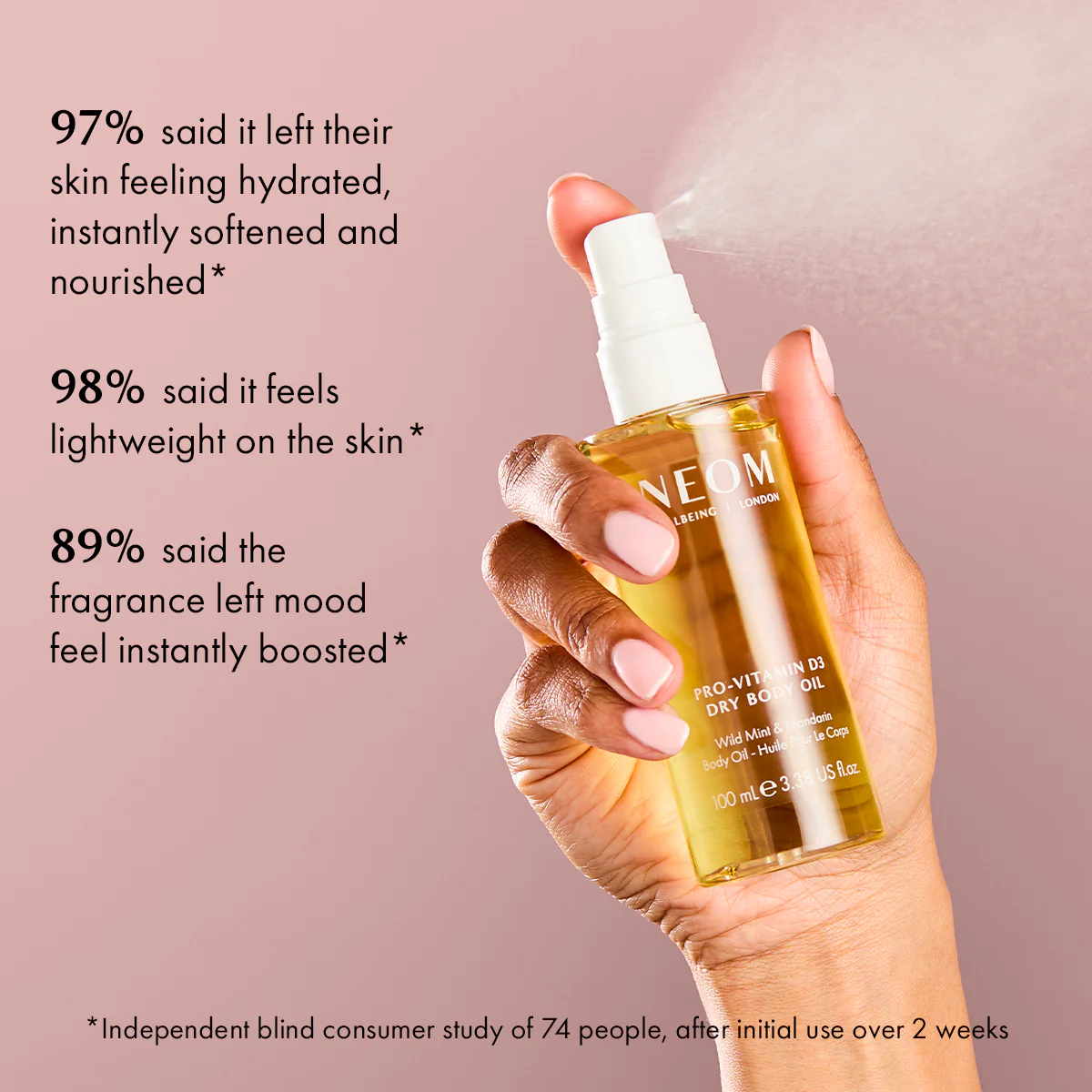 Great Day Pro-Vitamin D3 Dry Body Oil 100ml - Image 3