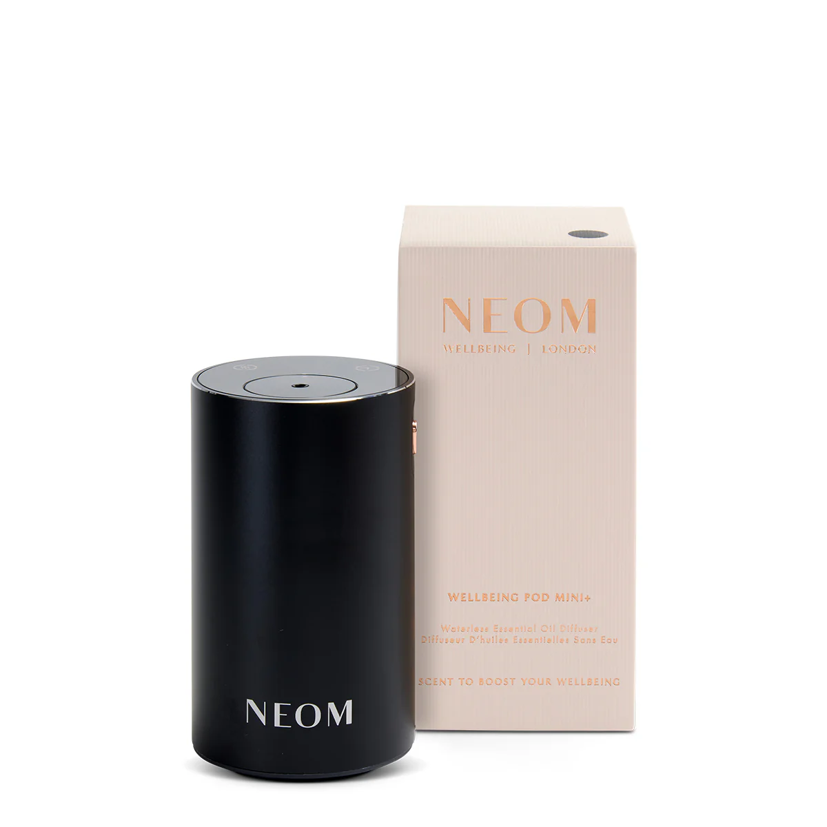 Wellbeing Pod Mini+ Waterless Essential Oil Diffuser in Black - Image 9