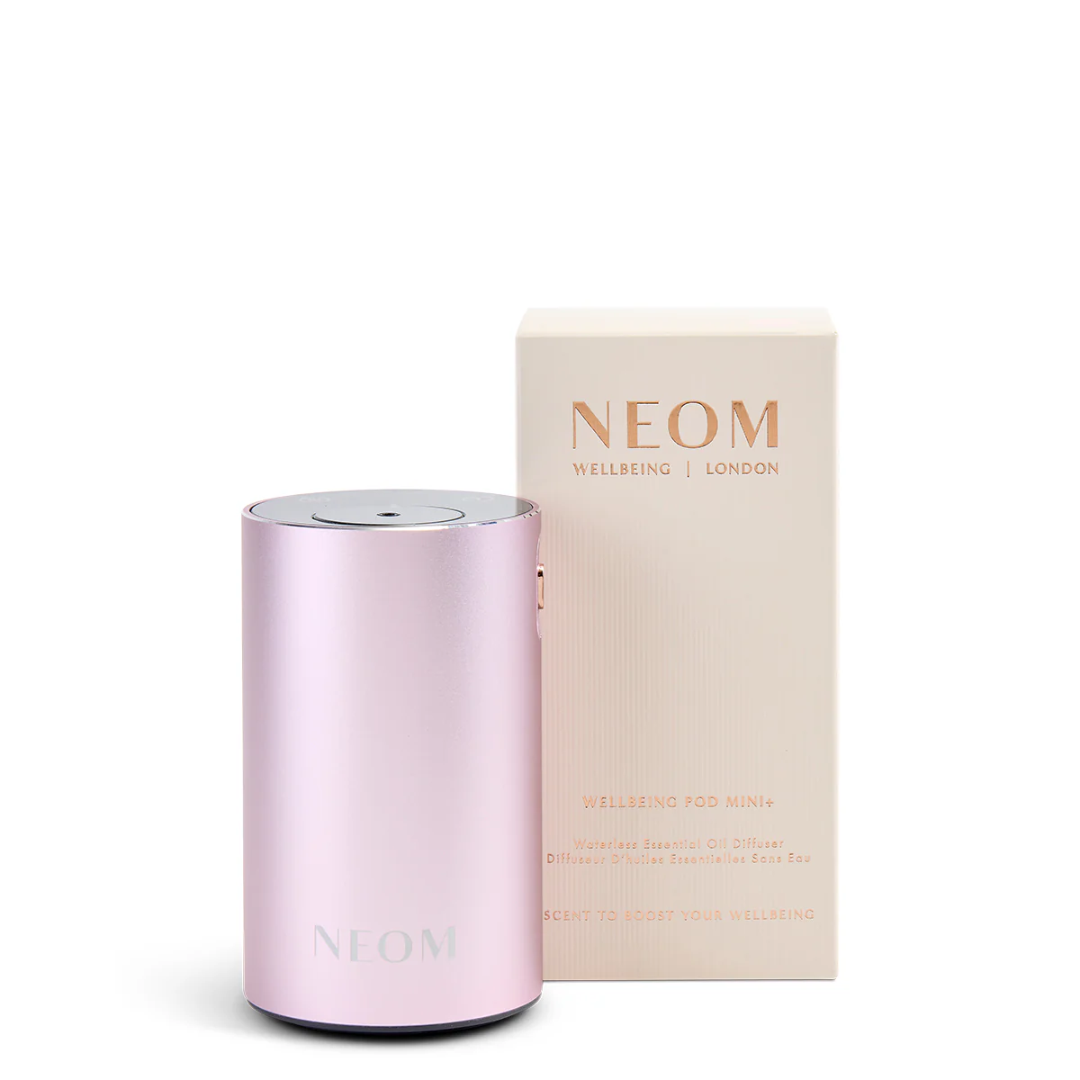 Wellbeing Pod Mini+ Waterless Essential Oil Diffuser in Pink - Image 7