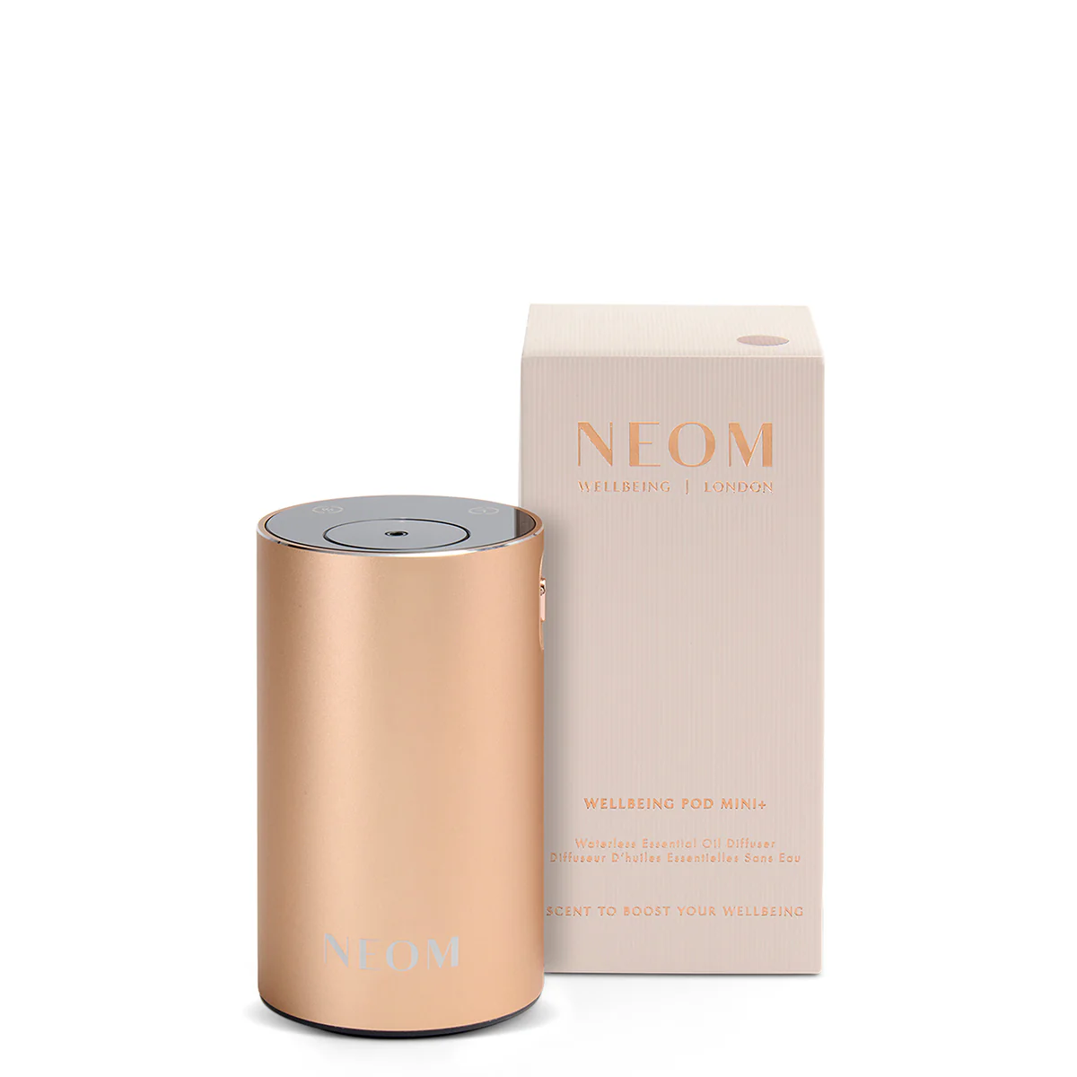 Wellbeing Pod Mini+ Waterless Essential Oil Diffuser in Rose Gold - Image 10