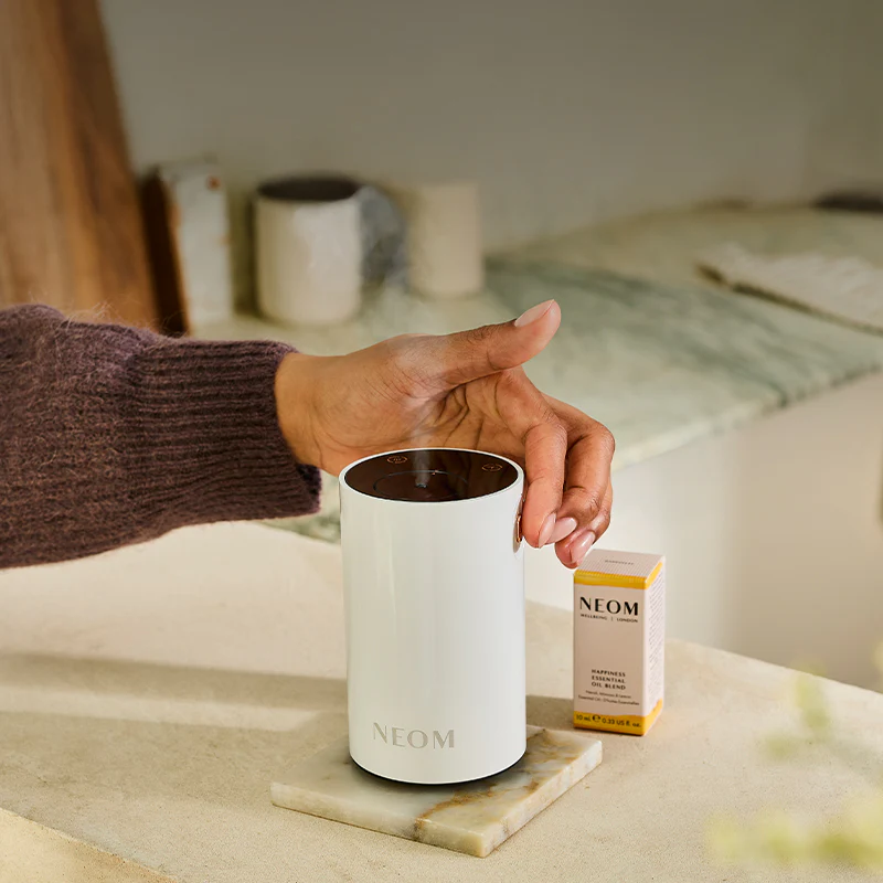 Wellbeing Pod Mini+ Waterless Essential Oil Diffuser in White - Image 6