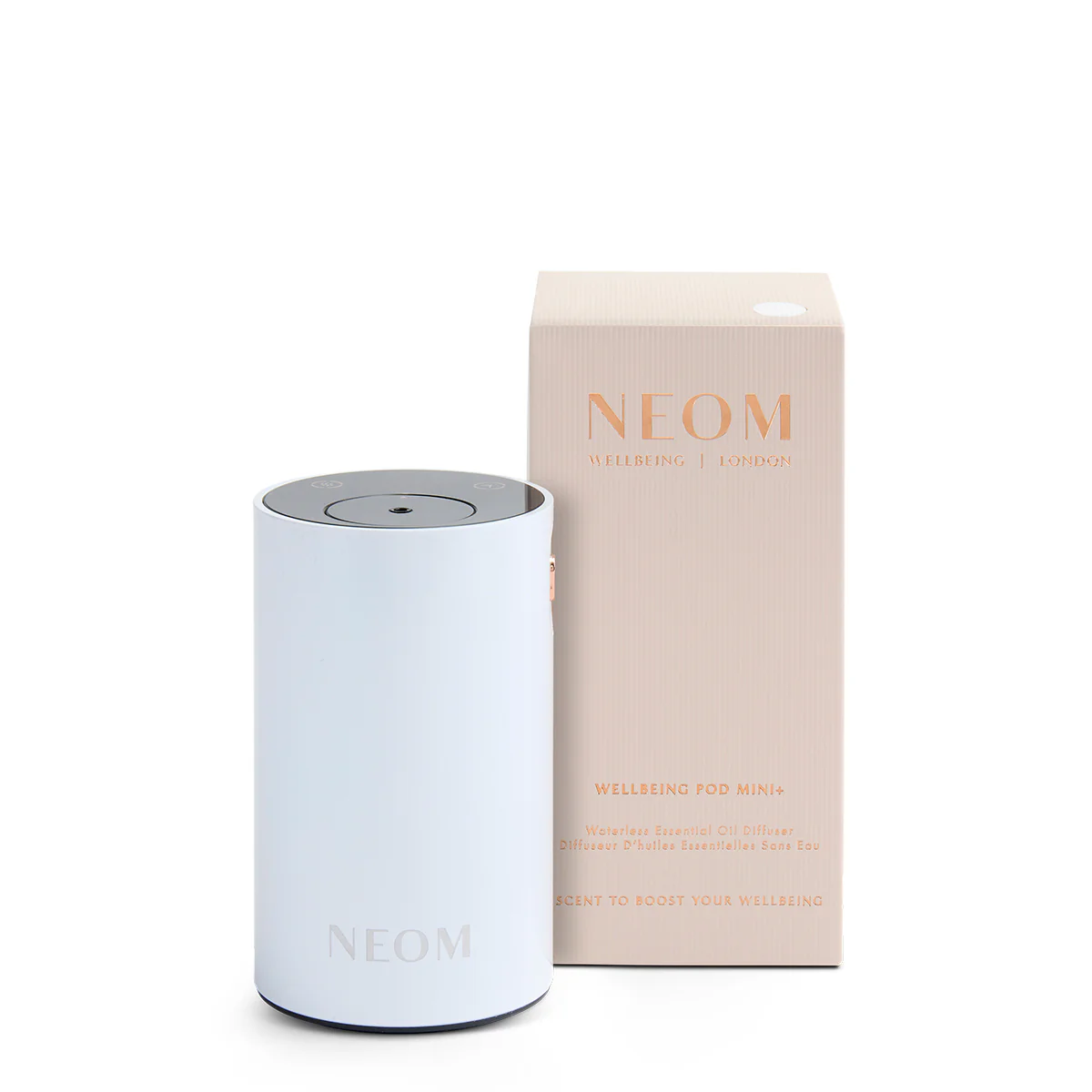 Wellbeing Pod Mini+ Waterless Essential Oil Diffuser in White - Image 8